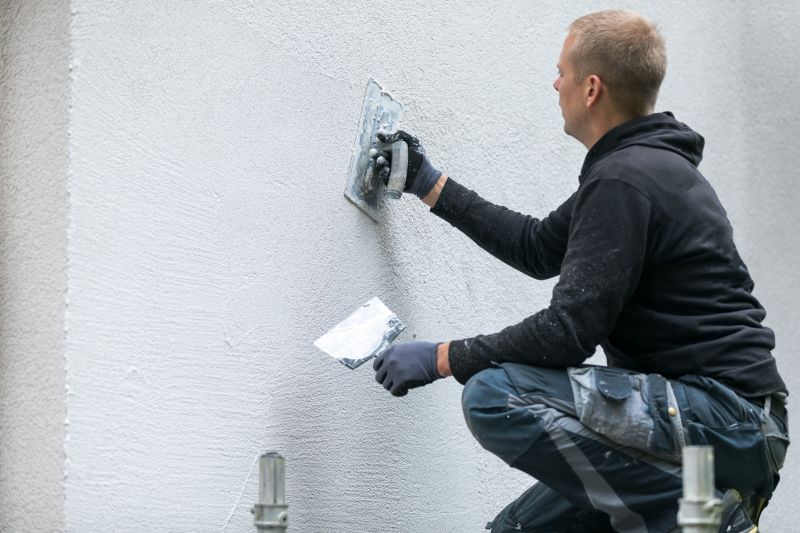 Local Stucco Exterior Patching pros at work